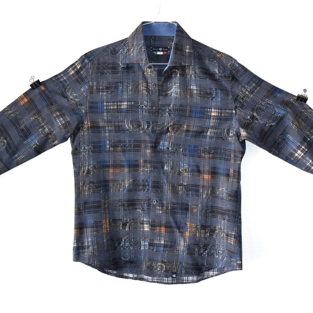 Stone Rose - Long Sleeve Button Up Shirt